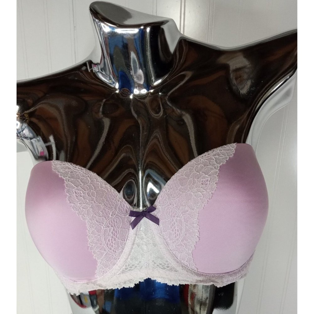 VICTORIA'S SECRET DREAM ANGELS MULTI WAY BRA 32DDD PURPLE Strapless